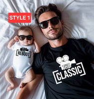 Matching father and son shirt, funny father and son shirts, first father's day, dad and baby shirt, gift for dad, gift for new dad, matching