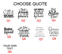 Personalized Best Friend mug, Custom made friendship mug, Sister mug, Bestie mug, Gift for best friend, friendship mug gift
