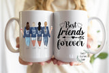 Personalized Best Friend mug, Custom made friendship mug, Sister mug, Bestie mug, Gift for best friend, friendship mug gift