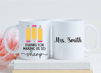 Personalized teacher mug gift, teacher appreciation gifts, custom teacher mug, personalized teacher gift, gift for best teacher, teacher mug