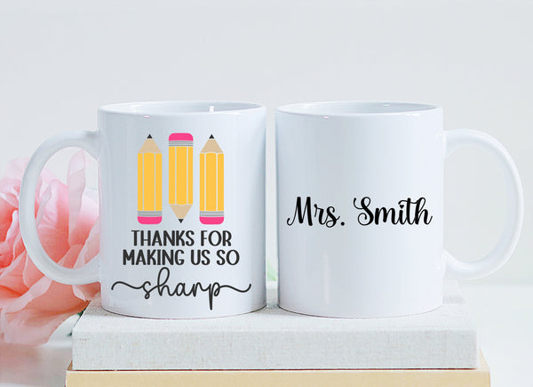 Personalized teacher mug gift, teacher appreciation gifts, custom teacher mug, personalized teacher gift, gift for best teacher, teacher mug