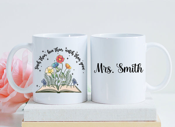 Personalized teacher mug gift, teacher appreciation gifts, custom teacher mug, personalized teacher gift, gift for best teacher, teacher mug
