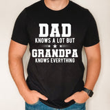 Dad Knows A lot but Grandpa Knows Everything Shirt