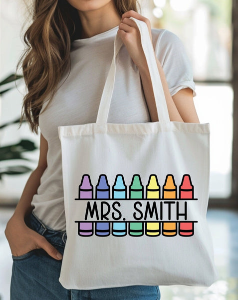Personalized teacher gift tote bag, personalized teacher bag, teacher appreciation gift, teacher bag canvas, custom made teacher gifts, tote