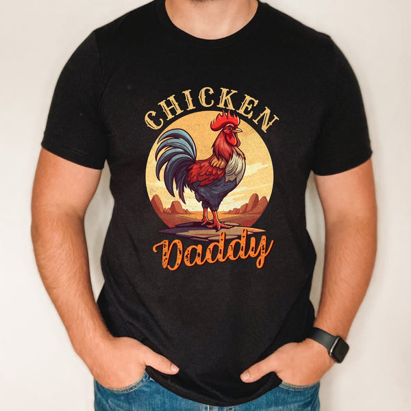 Chicken Daddy shirt, funny shirt for dad, gift for farmer dad, Father's day gift, chicken lover shirt, funny farmer dad shirt, funny shirt