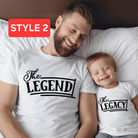 Matching father and son shirt, funny father and son shirts, first father's day, dad and baby shirt, gift for dad, gift for new dad, matching