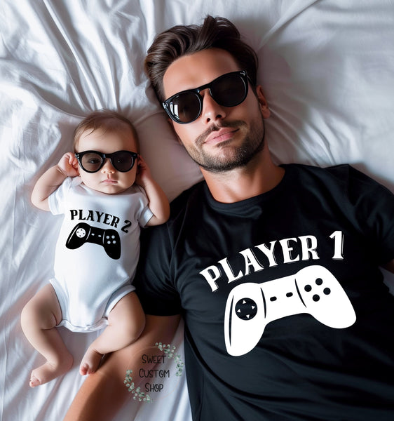 Matching father and son shirt, funny father and son shirts, first father's day, dad and baby shirt, gift for dad, gift for new dad, matching