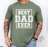 Personalized Dad shirt, Best Dad Ever shirt, custom Father's day shirt, gift for dad, best dad tshirt, custom best dad ever shirt, dad shirt