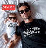 Matching father and son shirt, funny father and son shirts, first father's day, daddy and mini matching tee, gift for dad, gift for new dad