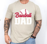 Baseball DAD shirt, Baseball fan dad shirt gift, gift for dad, father's day gift, baseball shirt, baseball dad custom gift, men baseball tee