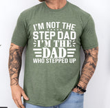 Step dad shirt, gift for great step dad, best step dad shirt, custom step dad shirt for him, father's day gift for step dad, step dad tee