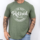 Retired Grandpa shirt, father's day gift for grandpa, custom grandpa shirt, gift for retired grandpa, funny retired grandpa shirt