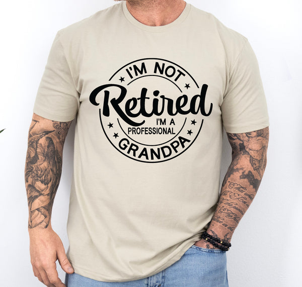 Retired Grandpa shirt, father's day gift for grandpa, custom grandpa shirt, gift for retired grandpa, funny retired grandpa shirt