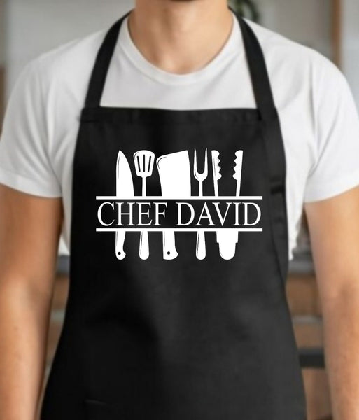 Apron for Men cooking, Apron for men funny, custom for dad, father's day gift for dad, personalized apron for men, chef apron with name