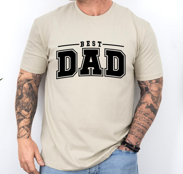 Best Dad shirt, custom Father's day shirt, gift for dad, custom shirt for best dad from kids, gift for new dad, gift for best dad, best dad