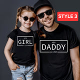 Matching father and daughter shirts, first father's day shirt, her daddy and his girl shirt, personalized gift for new dad, gift for new dad