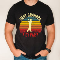 Best Grandpa by Par shirt, father's day gift for grandpa, custom grandpa shirt, gift for golf grandpa, gift for new grandpa, golf dad shirt