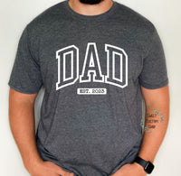 Dad est shirt, dad shirt, custom dad est shirt, gift for dad, father's day gift, gift for new dad, best dad, personalized dad shirt