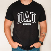 Dad est shirt, dad shirt, custom dad est shirt, gift for dad, father's day gift, gift for new dad, best dad, personalized dad shirt