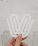 Jumbo Acrylic Paperclip Sublimation Blanks