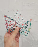 Jumbo Christmas Tree shape paperclip Sublimation Acrylic blank, custom cut Acrylic Blank for Sublimation,blank Acrylic book clip sublimation