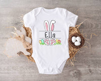 Personalized Easter baby onesie, first Easter baby body suit, first Easter gift for baby girl, First Easter outfit, custom Easter gift