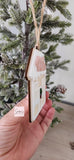 Personalized christmas gingerbread house ornament, ornament for kids, Christmas stockings tag, custom House ornament gift, cute ornament