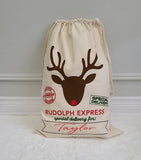 Personalized Santa Sack, Santa bag, Personalized Santa Sack for kids, Christmas gift bag, Christmas gift for kids, Custom Santa sack kids