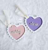Valentine's Heart Basket Tag