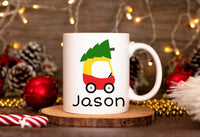 Christmas mug, personalized kids Christmas mug, Christmas gifts for kids, personalized Christmas gifts for kids, custom made Christmas mug