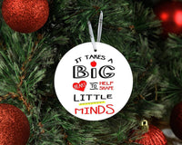 Personalized Christmas ornament for teachers, custom holiday gifts for teachers, teacher Christmas ornament 2024, ornament gift for teachers