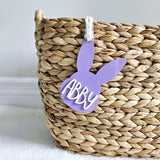 Easter Basket Tag, Personalized Easter Egg Basket name tag, Easter bunny gift basket name tag, first Easter cute name tag, Easter Gift Tag