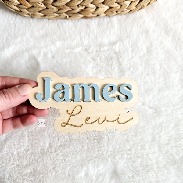 Wooden Name Birth Announcement sign, Newborn Baby round Name plate, Hospital Newborn Photo Prop Sign, Personalized custom Baby Shower Gift