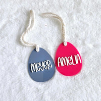 Easter Basket Tag, Personalized Easter Egg Basket name tag, Easter bunny gift basket name tag, first Easter cute name tag, Easter Gift Tag
