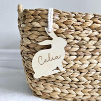 Easter Basket Tag, Personalized Easter Bunny Basket name tag, Easter bunny gift basket name tag, first Easter cute name tag, Easter Gift Tag