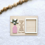 Mother's Day Fridge Picture Magnet, Fridge Photo Magnet Frame, Personalized Mother's Day Gift from Grandkids, Gift for Grandma, Gift for Mom