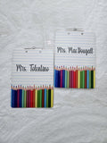 Teacher clipboard, personalized clipboard for teacher gifts, custom teacher school clipboard, end of school year gifts for teachers