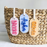 Easter Basket Tag, Personalized Easter Egg Basket name tag, Easter bunny gift basket name tag, first Easter cute name tag, Easter Gift Tag