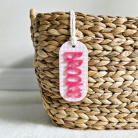 Easter Basket Tag, Personalized Easter Egg Basket name tag, Easter bunny gift basket name tag, first Easter cute name tag, Easter Gift Tag