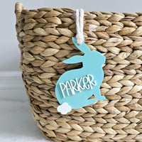 Easter Basket Tag, Personalized Easter Egg Basket name tag, Easter bunny gift basket name tag, first Easter cute name tag, Easter Gift Tag