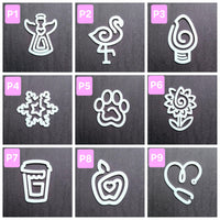 Jumbo Acrylic Paperclip Sublimation Blanks, Jumbo Bookmark Clip Blank, Notebook Clip Blank for Sublimation, Acrylic sublimation blanks