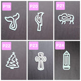 Jumbo Acrylic Paperclip Sublimation Blanks, Jumbo Bookmark Clip Blank, Notebook Clip Blank for Sublimation, Acrylic sublimation blanks