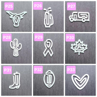 Jumbo Acrylic Paperclip Sublimation Blanks, Jumbo Bookmark Clip Blank, Notebook Clip Blank for Sublimation, Acrylic sublimation blanks