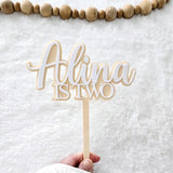 Personalized acrylic cake topper, acrylic first birthday cake topper, cake topper for girl, cake topper for boy, birthday cake topper name