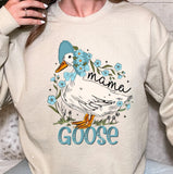 Mama Goose Sweatshirt, Custon made cute Mama Goose Sweatshirt, Floral Mama shirt gift for Mom, gift for Mom to be, Mother's day gift for Mom