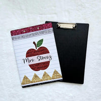 Teacher clipboard, personalized clipboard for teacher gifts, custom teacher school clipboard, end of school year gifts for teachers