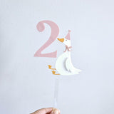 One Silly Goose First Birthday Cake Topper