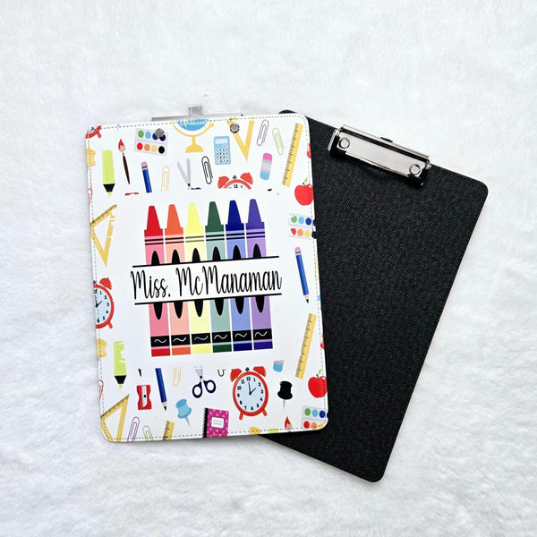 Teacher clipboard, personalized clipboard for teacher gifts, custom teacher school clipboard, end of school year gifts for teachers