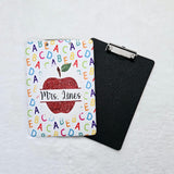Teacher clipboard, personalized clipboard for teacher gifts, custom teacher school clipboard, end of school year gifts for teachers