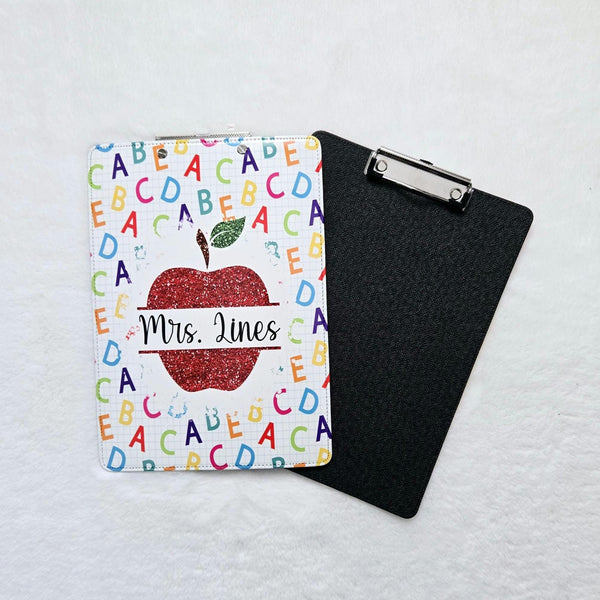Teacher clipboard, personalized clipboard for teacher gifts, custom teacher school clipboard, end of school year gifts for teachers